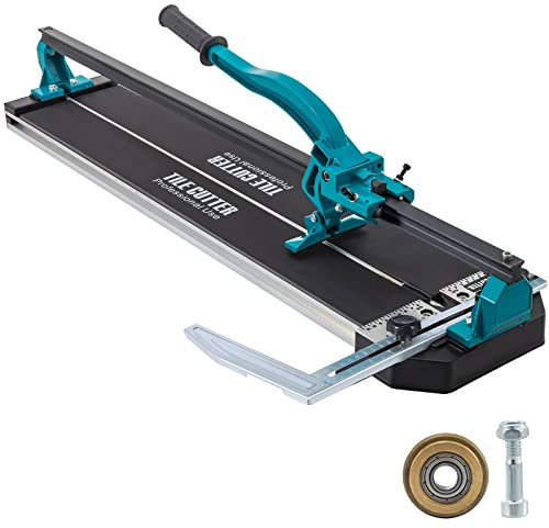 Mophorn 800mm Fliesenschneider Einzelschiene Manueller Fliesenschneider 3/5 in Kappe mit präziser Laserpositionierung Manuelle Fliesenschneiderwerkzeuge zum Präzisionsschneiden (800mm)