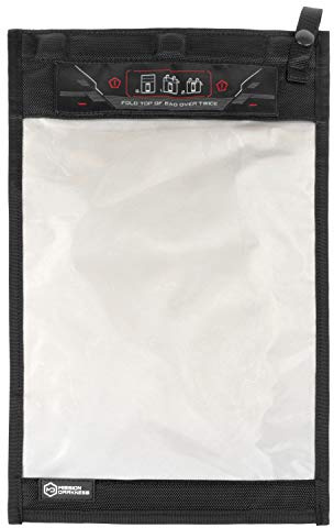 Mission Darkness NeoLok Window Faraday Bag for Tablets (+ Secure Magnetic Closure & Transparent Window) // Device Shielding for Law Enforcement & Military, Data Security, Anti-Hacking & Anti-Tracking
