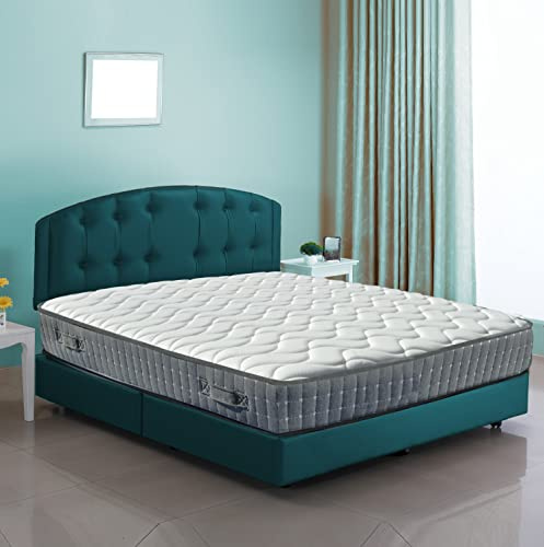 ITALYMATERASSI Matratze 25 cm hoch, abziehbar, Mikro-Taschenfederkern mit 7 verschiedenen Zonen und Memory-Schaum mit hypoallergenem Stoff, Star – Doppelbettmatratze 160 x 200 cm