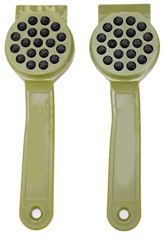 Buachois Fish Scaler, Fish Skin Brush Scraping,Plastic Fish Scaler Brush,Fishing Scale Brush,Efficient Fish Descaler Tool Fish Scraper for Chef and Home Cooks