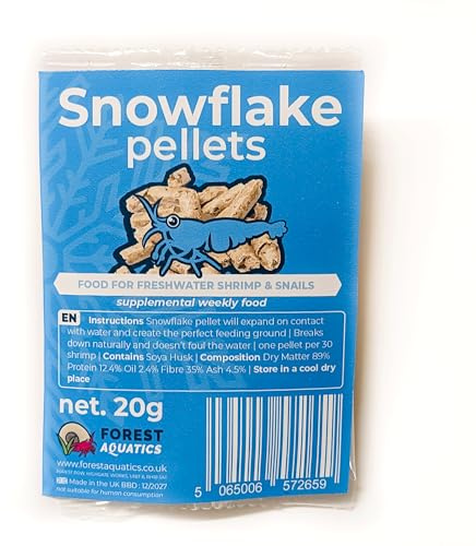 Snowflake Garnelenfutter und Schneckenfutter 20g