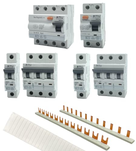 Leitungsschutzschalter Sicherungsautomat LS-Schalter Hauptschalter B 6A 63A (3Pol 20A)