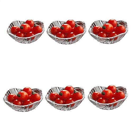HASMI Mini Bol en Verre Cristal Transparent Petits Bols en Verre for la Cuisine Salade Dessert Glace Trempettes Snack Accompagnements Ingrédients Condiments Sauce Bols (Color : Bruin)
