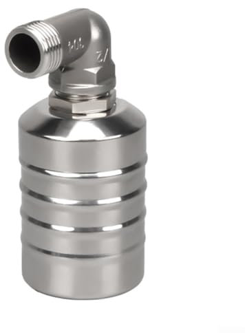 Vanne de contrôle automatique du niveau d'eau, robinet à boisseau sphérique flotteur en acier inoxydable de 1/2 po, vanne à flotteur automatique, vanne d'arrêt de la vanne de contrôle du niveau d'eau