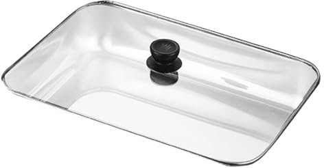 Edelstahl-Aufbewahrungsregal für gegrillte Fischteller, rechteckiger Teller für Buffet, Speiseteller für Buffet, Edelstahl-Buffetgerichte, Glas, Snack-Lebensmittelregal, kochfeldsicher (kleine