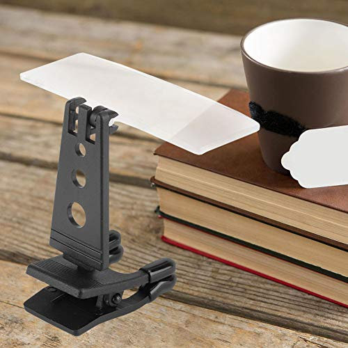 Clip-On-Lupe, 1,5-fache, 2,5-fache, 3,5-fache Vergrößerung, Kunststoffgehäuse, Clip-on-Brillen-Typ-Lupe