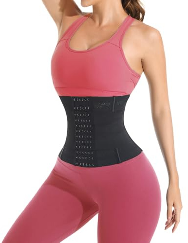 Korsett, Damen Corsage Waist Trainer Bauchweggürtel zum abnehmen, Shaper, Taillenmieder für Fitnesstraining Damen. Taille Cincher (M)
