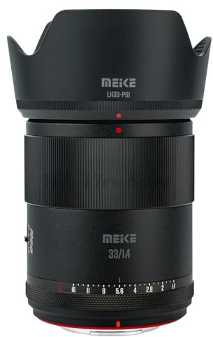 Meike 33 mm F1.4 AF APS-C STM Medium Teleobjektiv Prime Portrait (für Sony E-Mount AF)