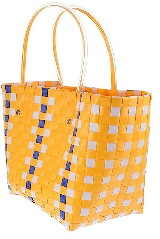 WESIEVYA 1pièce Panier De Rangement Fait Main pour Pique- Panier Tissé pour Stockage De Sundries Et Accessoires De Bureau Modèle