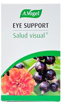A.Vogel Eye Support | Salud Visual | Complemento Alimenticio con Zinc, Luteína y Zeaxantina | Extractos de Zanahoria y Grosella Negra | Apto para Veganos | Sin Gluten ni Lactosa | 60 comprimidos