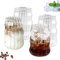 KYYGKY 4 PCS Verres à Café, 530 ml Verres à Expresso Tasse en Verre Tasse à Café en Verre Transparent Verre a Eau Verres à Latte Tasses à Latte Macchiato Verres à Jus pour Thé, Lait, Bière, Boissons