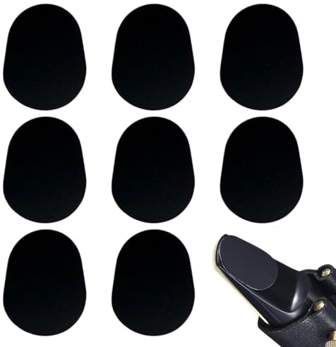 Parthan 8 Stück Mundstück Kissen, Klarinette, Tenorsaxophon, Alt-Saxophon, Mundstück Patches, Schwarz, Hohe Qualität, Schutz für Musikinstrumente, Klarinette Mundstück, Mundstück Pads