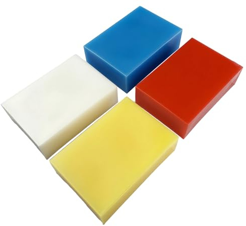 4 Stück Snowboard Wachs Set, Alltemperaturwachs für Schneesport, Multi-Temperatur Ski Wax Block Kit, 70.9 g Blöcke für Wartung, -30.0 °C bis 20.0 °C