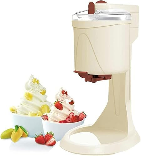 Machine à crème glacée automatique pour un usage domestique – Machine électrique de dessert de fruits de 1 litre pour une crème glacée saine et douce et des milkshakes