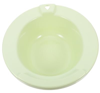 FRCOLOR Sitz Bath for Disability Toilet Seat Portable Commode Chair for Elderly Pregnant Women Space-Saving Design with Overflow Hole for Comfortable Postpartum Care in Home Bathrooms