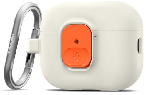 Spigen Cover Nano Pop Compatible con AirPods Pro 3 (3a Generazione 2025) con Moschettone, Custodia AirPods Pro 3 - Orange Beige