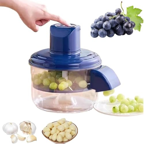 Máquina peladora eléctrica de uvas, máquina peladora automática de ajos, recargable, eficiente, inteligente, herramienta de cocina para uvas, ajo, tomate, cereza