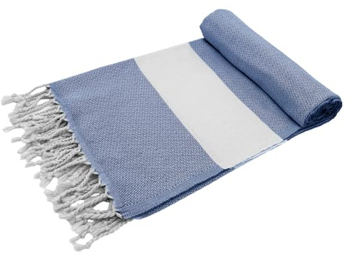 Edel Living Asciugamano da spiaggia Hammam realizzato in 100% cotone. Compatto e leggero – ultra assorbente e ad asciugatura rapida – ideale come asciugamano a mano, asciugamano da bagno, bagno per