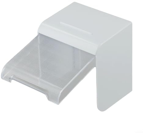 Funda impermeable para enchufe de exterior con tapa abatible de 90 grados para baño, cocina, balcón, protector de placa de interruptor a prueba de salpicaduras (transparente)