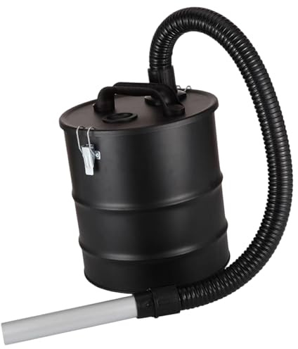 FytStycale Cubo Recolector de Polvo, Barril, Contenedor de Cenizas, Aspiradora, Cubo de Cenizas para Estufas de Leña, 15l