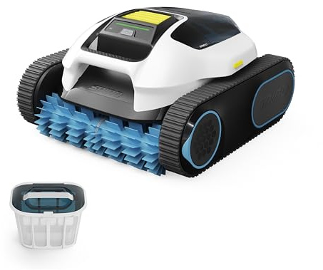 Spino E1 kabelloser Poolroboter Wand und Boden Wasserlinienreinigung | 21950 LPH Max, EIN kostenloses Zubehörset ist im Lieferumfang enthalten (1* FilterkorbStandard Separater Versand)