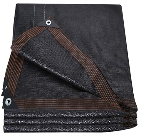 Telo parasole resistente ai raggi UV con occhielli, tasso di ombreggiatura del 90%, per cortile, serra, canili, piante, piscina, disponibile nelle misure 1 x 2 m, 1 x 3 m, 3 x 3 m, 6 x 12 m