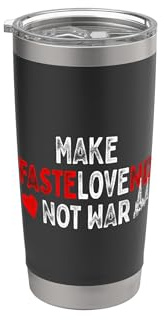 Carnaval de Colonia Make Fastelovend Not War Kölsch Köln Vaso térmico de acero inoxidable de doble pared