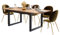 Newfurn Esstisch ausziehbar 160-200 cm inkl. Tischplatte Anthrazit Wildeiche Esszimmertisch Vintage Industrial - 160x75x90 cm (BxHxT) - Tisch Küchentisch Speisetisch - Esszimmer