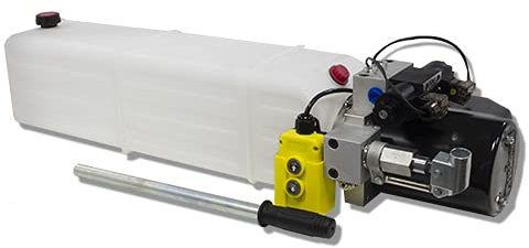 Flowfit Hydraulisches Kraftpaket mit 18 l Tank und Handpumpe, 12 V Gleichstrom, ZZ016228