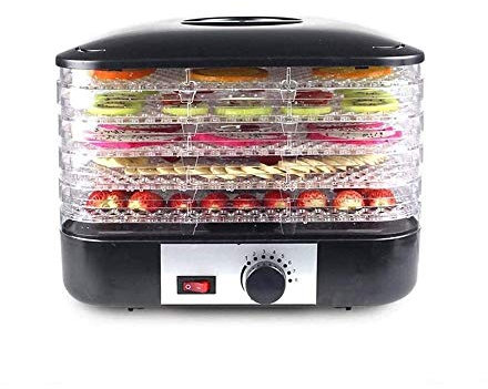 5-Tray Food Dehydrator, Faster Drying for Beef Jerky, Meat, Fruit, Dog Treats, Herbs, Vegetable, Digital Time & Temperature Control