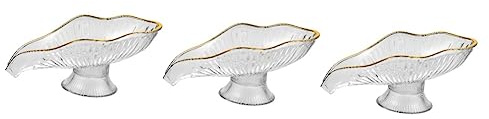 Alipis 3piezas Jabonera Autodrenante Transparente De Diseño Elegante para Jabón y Joyería Soporte Multifuncional para Baño y Cocina Material Pet Resistente y Decorativo