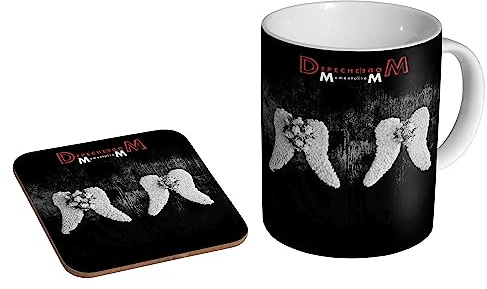glades Depeche Mode Memento Mori – Keramik-Kaffeetasse + Untersetzer Geschenkset