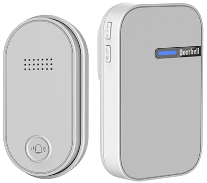Vibhgtf Campanelli Senza Per La Casa - Set Campanello Senza Fili, Kit Campanello Impermeabile In-in | Portata Di 656 Piedi - Campanello Appartamento Camera Da In Classe Ave