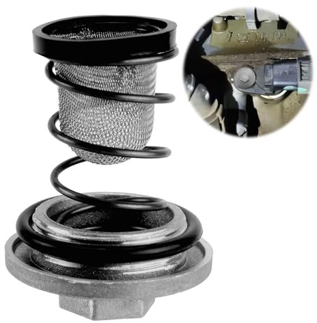 Moto Scooter Huile de Vidange Bouchon Ensemble, GY6 Joint Torique + Filtre + Ressort, Moto Scooter Bouchon Vidange D'huile Moteur pour 50-150cc GY6 Baotian Benzhou Znen Taotao Moto Set D'accessoires