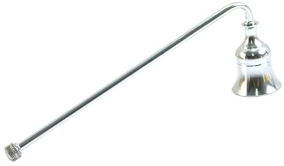 qokeeu Estintore candela | Strumento in metallo per spegnere le fiamme dello – Campanello di Natale per spegnere le – Per cancellare in modo sicuro le fiamme dello in casa