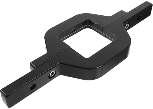 GANAZONO Anhängevorrichtung für Rückfahrscheinwerfer und Suchscheinwerfer Schwarze Metallhalterung Allgemein Passend für Lkw Suv Anhänger und Wohnmobile Einfache 2 schrauben Montage