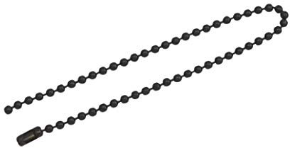 Wuuycoky Kugelkette für Anhänger Metall Schwarz Length:150mm,Ball Diamteter:2.4mm,50 Pcs