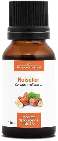 Noisetier BIO - 15mL - (Corylus Avellana) – Macérat concentré de bourgeons frais
