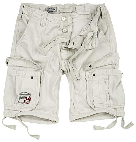 Surplus Raw Vintage Airborne Shorts Bermudashorts för män, Off-vit, M