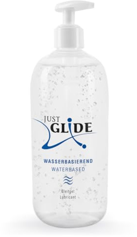 Just Glide Wasserbasierend Gleitgel Transparent 500 ml