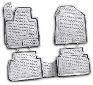 Element 3D Gummimatten Set passend für Hyundai ix35 | Mk1 I | 2010-2015 | 100% passgenaue Auto Fußmatten, robuste Universal Fußmatte Auto, Gummimatten Auto, Auto Fussmatten Gummi, Auto Gummimatten