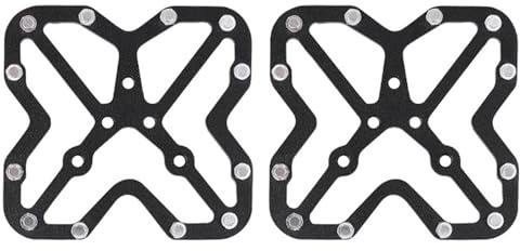 HVRFJXI 1 Paar Pedale Schloss Fahrräder Adapter Klampe Klickpedal Fahrradabdeckungen Fahrräder Plattform Adapter Bicyle
