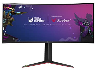 LG Electronics 34GN850-B 86,7 cm, 34 Zoll (2020), Curved WQHD UltraGear Gaming Monitor (UltraWide, IPS-Panel mit 1ms (GtG), 144 Hz), schwarz