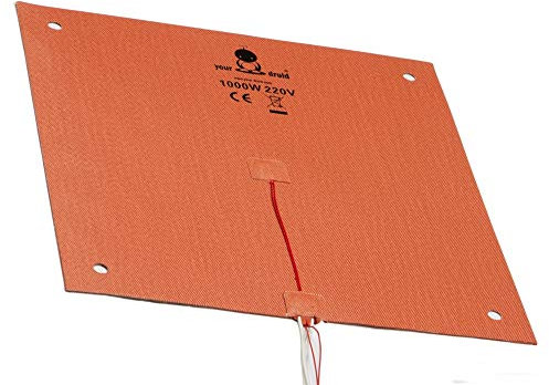 yourDroid Professional Heizmatte/Heizbett 220V 1000W 400x400mm für CR-10 S4