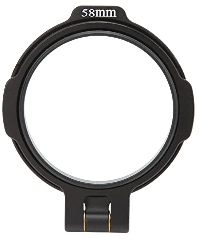 Shanrya Porte-filtre ND robuste et durable en alliage d'aluminium pour objectif grand angle (58 mm)