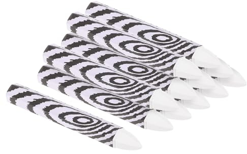 PATIKIL Lumber Marking Crayons, 24 Pack 4x0.55 Hex Wax Tire Marker Drawing Crayons for Wood, Glass, Ceramics, Cartons, Cloth, Stone, White