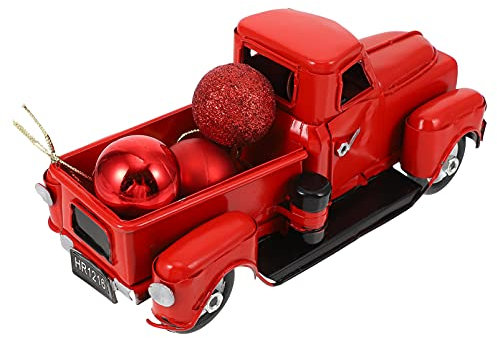 Abaodam LKW Modell Auto Dekor Retro Vintage Auto Ornament Vintage Modell Pickup Truck Pickup Truck Statue