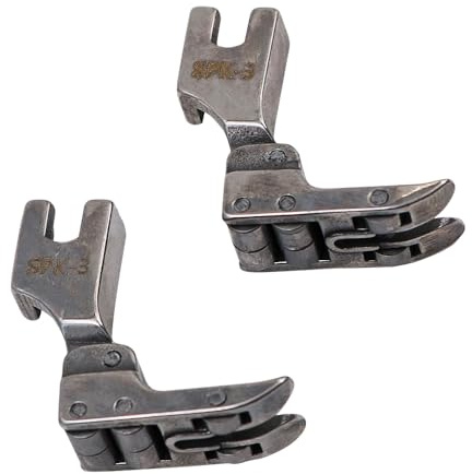 Namvo 2 Pcs Roller Presser Foot, Industrial Multi Function Quilting Feed Walking Sewing Machine Presser Foot DIY Tool Sewing Accessories