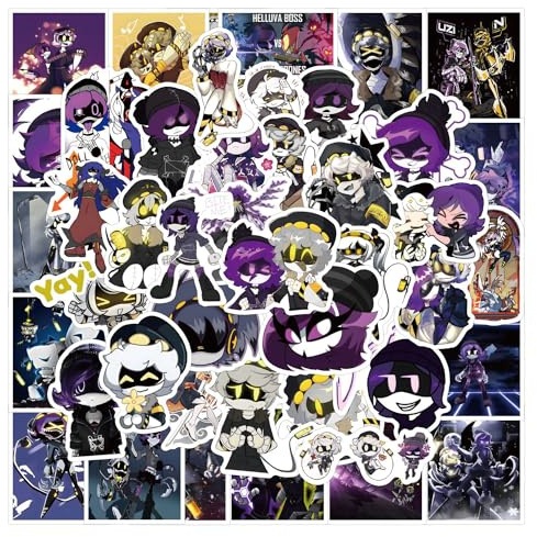 CAREOR 110Pcs Murder Drones Stickers, Vinyl Waterproof Anime Murder Drones Stickers for Kids Teen Crafts Laptop Bottles Envelopes Gifts Tags Snowboard