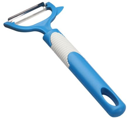 Amosfun pelador de frutas pelador de verduras de patatas de piel de para pelar multi descascador de legumes verduras Blue